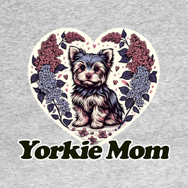 Yorkie Mom by bubbsnugg